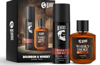 Beardo Whisky Smoke Deodorant 120ml & Bourbon Perfume 50ml for Men Giftset | Eau De Parfum & Body Spray | Spicy, Woody – Oudh | Long Lasting Mens Perfume | Date night fragrance | Rakhi Gift for Brother | Gift for boyfriend | Gift for Men | Gift for Brother