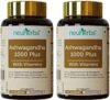 Neuherbs Ashwagandha 1000 Plus – Pure Herbs Extract for General wellness(2 x 60 Tablets)