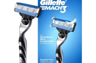 Gillette Mach 3, Shaving Razor For Men | Most Comfortable Shave | 3D Blade Technology | Metal Handle For Superior Grip
