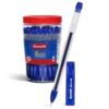 Reynolds JIFFY Gel 60 Ct Jar-Blue | Pens With Comfortable Grip | Gel Pens For Writing | Pen For Students & Office Stationery | 0.5 Mm Tip Size