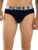 KOFFY Men’s Blue Depths Premium Cotton Lycra Brief with Minus Cutting Pouch| Silver Metallic Elastic| 4 Way Stretch| Wrinkle Free| Pack of 1 (Size: XX-Large)
