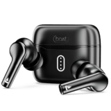 boAt Airdopes 141 Pro Buds, 13mm Drivers, Metallic Finish, 60HRS Battery, 4Mics ENx, Fast Charge, IPX5, v5.3 Bluetooth TWS in Ear Earbuds Wireless Earphones with mic (Obsidian Black)