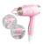 Pigeon Hair Dryer| 1400 Watts | 3 Speed & Temperature With Cool Shot (Hot/Cool/Warm)| Foldable Handle| For Women and Men| 2 Years Warranty| Pink
