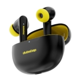 Dubstep Buzz X5 in-Ear Wireless Earbuds with Upto 50 hrs Playtime, 13mm Dynamic Drivers, X-Bass Technology, ENC, Clear Calls TWS Earbuds, Bluetooth V5.3 Earphones, Type-C Fast Charging (Black/Yellow)