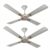 Havells 1200mm Leganza ES 4B Ceiling Fan | Best fan in 4 Blade, Premium Finish Decorative Fan, High Air Delivery | Energy Saving, 100% Pure Copper Motor, 2 Year Warranty | (Pack of 2, Bronze Gold)