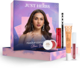 Just Herbs Makeup Glam Kit with Lip Balm, Foundation, Liquid Lipstick, Cheek Tint & Kajal