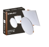 Bajaj Hyperion LED Multi CCT Panel | 5W Round LED Surface Light | Modern Multicolor Lights for Living Room, Bedroom and Hall | White Body (Pack of 1)