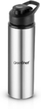Greenchef Stainless Steel Quench Water bottle 900ML 900 ml Bottle(Pack of 1, Silver, Steel)