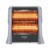Maharaja Whiteline Quato Neo 800 Watts Quartz Heater | 2 Heat Setting | Easy to Carry | Shock Proof Body (Grey)