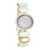 Titan Raga Ceramics Update Quartz Analog MOP Dial with Brass Strap Watch for Women