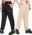 Go Devil Solid Men Black, Beige Track Pants