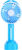 MZ K5 (RECHARGEABLE PORTABLE USB FAN) With Built-In Mobile Stand 1200mAh Battery USB Fan(Blue)