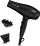 Ikonic Professional Ultra Light 2000 | 2 Speed & 3 Heat Settings with Cool Shot | Sonic Technology Hair Dryer(2000 W, Black)