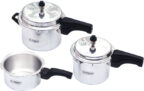 Flipkart SmartBuy Alpha 2 L, 3 L, 5 L Outer Lid Pressure Cooker(Aluminium)