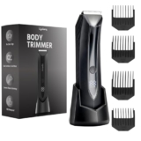 Lifelong Intimate Private Parts Body Trimmer Men | 1 Year Warranty | 100 Mins Runtime, Rechargeable, Pubic Hair Trimmer for Men, Waterproof with 4 Adjustable Heads – Menzo Trimmer (Black)